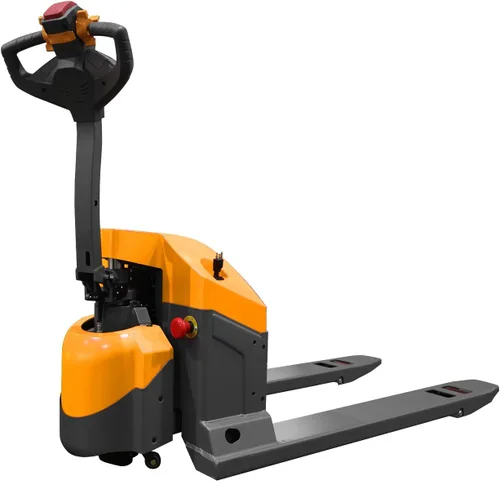 Vista 8 de Apollo Transpaleta eléctrica completa Heavy Duty Mini Truck Walkie Pallet Jack para escena estrecha 3300lbs Capacidad 48 "x 27" Horquilla