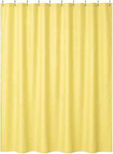 Vista 12 de Dependable Industries inc. Essentials Cortina de ducha magnetizada para baño con ojales de metal impermeable (beige)