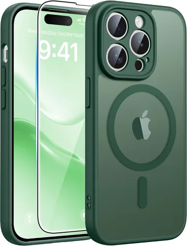 Vista 86 de FNTCASE para Samsung Galaxy Z Fold 7 Estuche Magnético: Funda de Teléfono Celular con Textura Mate Translúcida, Protección contra Caídas de Grado
