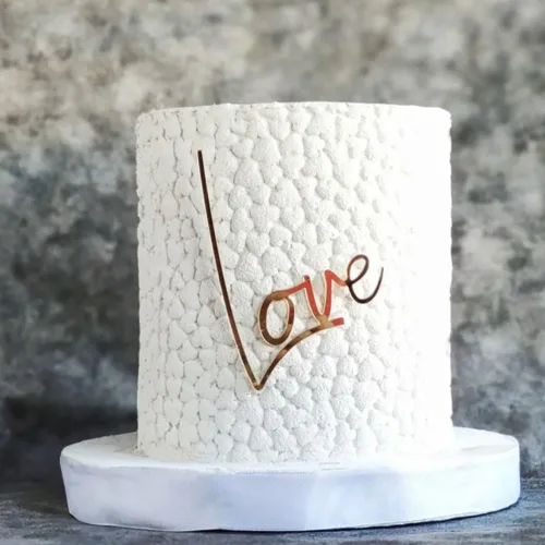 Vista 5 de Decoración para tartas de amor para mujer, decoración de pastel de cumpleaños, decoración de pastel de amor, decoración de tartas de acrílico