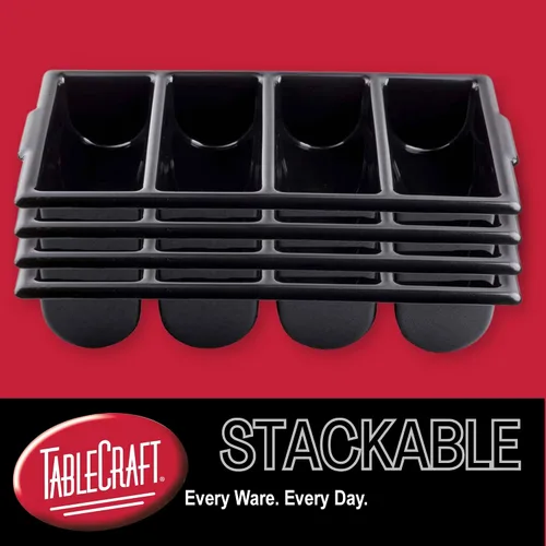 Vista 4 de Tablecraft Soporte para cubiertos de 4 compartimentos