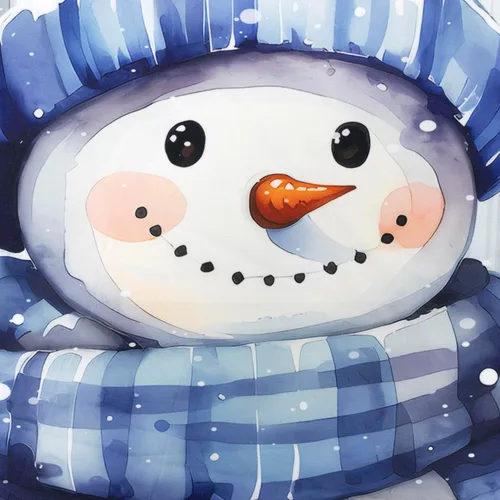 Vista 6 de HVEST Tapiz navideño de invierno para colgar en la pared, muñeco de nieve divertido con sombrero azul y tapices de regalo de Navidad, tapiz de pino