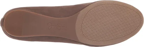 Vista 4 de Jessica Simpson Mandayss Women's Pull-On Criss-Cross Ankle Ballet Flats Shoes