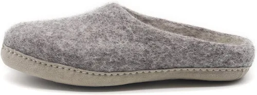 Vista 3 de Nootkas Pantuflas tipo mule para mujer de lana merino de fieltro 'Astoria