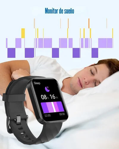 Vista 5 de RUIMEN Relojes inteligentes para hombres y mujeres (Responder/Realizar llamadas) Compatibles con iPhone/teléfonos Android, pantalla HD de 1.85