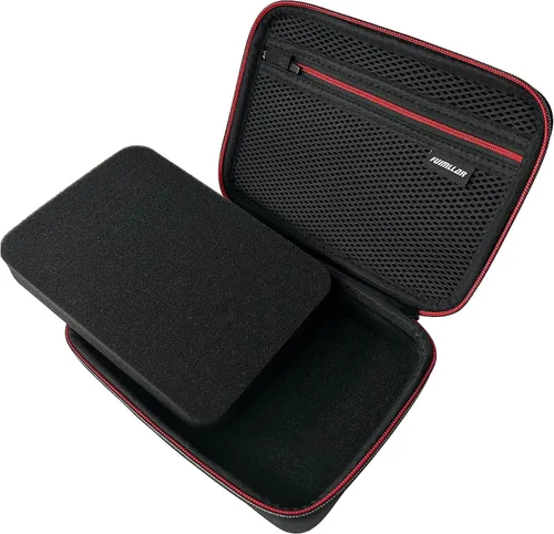 Vista 3 de Fuimlar Estuche rígido de EVA con espuma, 8.5 x 6.5 x 3.75 pulgadas, funda digital rígida EVA a prueba de golpes, adecuada para el almacenamiento