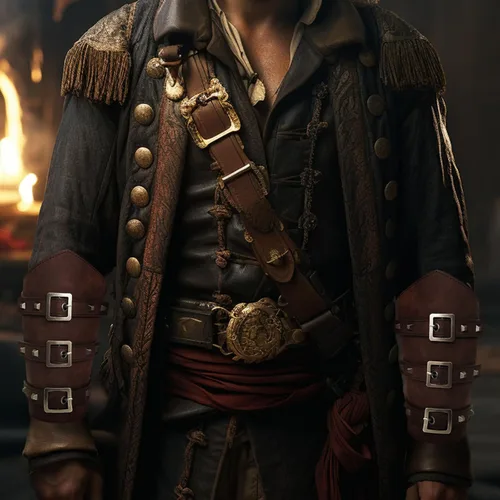 Vista 4 de SMARCH Protectores de brazo medievales de cuero vikingos para hombres, renacentistas, renacentistas, piratas vikingos, cosplay, accesorios