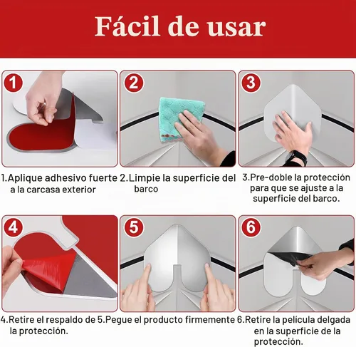 Vista 3 de 2 protectores de arco para barcos, protector de arco de barco de acero