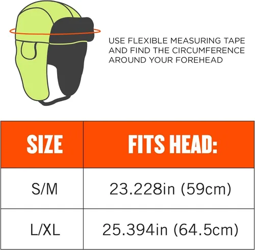 Vista 16 de Ergodyne N-Ferno 6802 Thermal Winter Trapper Hat