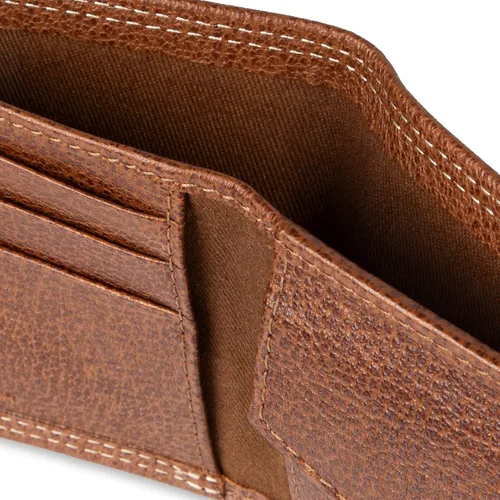 Vista 26 de Columbia Billetera plegable para hombre, múltiples ranuras para tarjetas, ventana de identificación