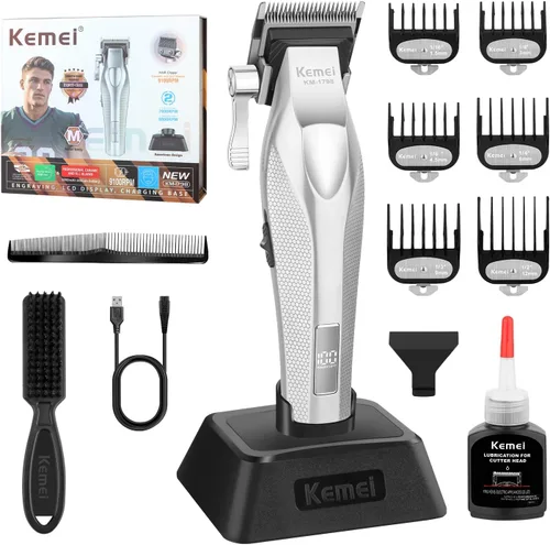 Vista 7 de Cortadora de pelo KEMEI para hombre