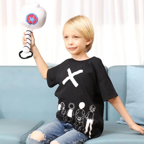 Vista 3 de Marvel Legends Thor Hammer - Almohada de peluche para niños, juguete de cosplay - 11 pulgadas