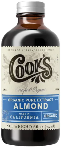 Vista 64 de Cook's, Sabor puro de vainilla sin alcohol, para cocinar, hornear, postres, extracto alternativo de vainilla de Madagascar sin alcohol, 8 onzas