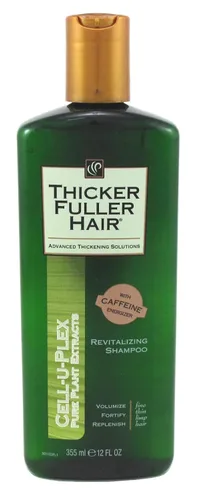 Vista 2 de Thicker Fuller Hair Champú revitalizante 12 onzas (12.0 fl oz) (paquete de 3)