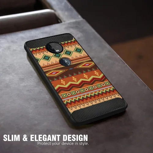 Vista 2 de CasesOnDeck - Funda compatible con Motorola Moto Z4 / Moto Z4 Play, funda de diseño de Moto Z4 Play, delgada, flexible, elegante, protección contra