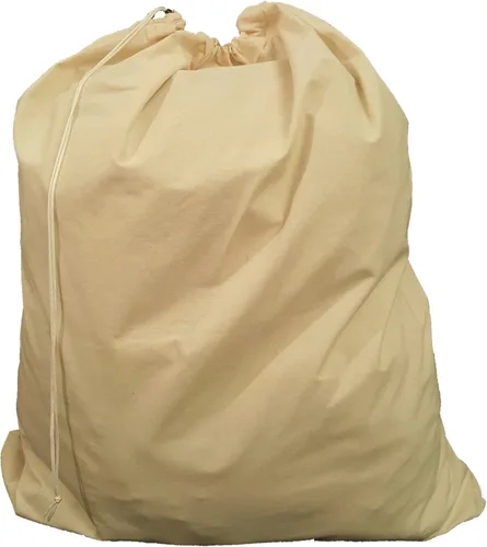 Vista 2 de Bolsa de lavandería de lona resistente de 30 x 40 pulgadas, fabricada en los Estados Unidos