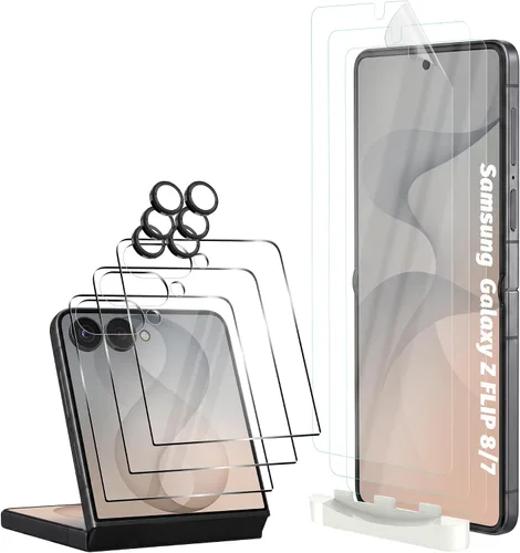 Vista 13 de Orzero (3 juegos de 12 paquetes de protectores de pantalla compatibles con Samsung Galaxy Z Flip 8/Flip 7, protector de pantalla con TPU suave