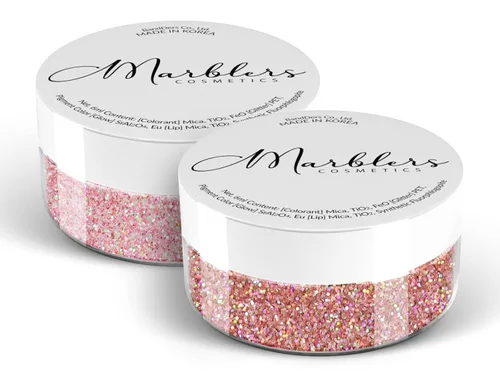 Vista 133 de MARBLERS Polvo de mica natural grueso [perla azul acero] 0.11 onzas (0.11 oz) altamente pigmentado no tóxico, vegano, libre de crueldad animal