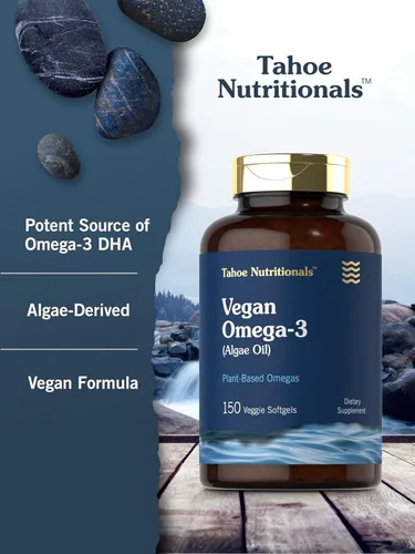 Vista 4 de Carlyle Suplemento vegano Omega 3 150 cápsulas blandas de aceite