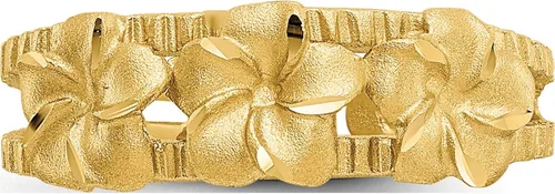 Vista 4 de Sweet Pea - Anillo para dedo del pie de oro amarillo de 14 quilates