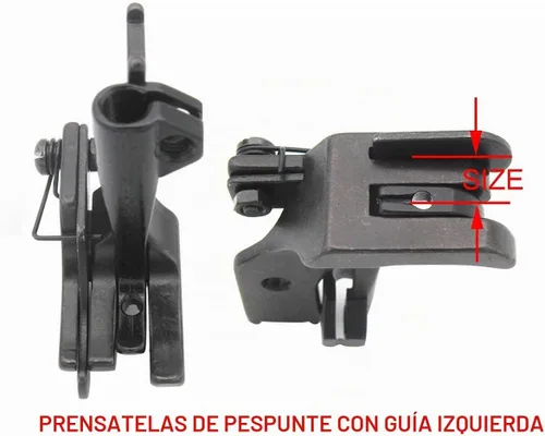 Vista 8 de CKPSMS Marca – Compatible con/repuesto para la marca JUKI DNU-1541 Singer marca CONSEW 206RB 225 226 226R 6Sets pies para caminar con borde