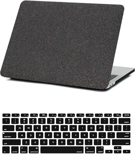 Vista 32 de Funda protectora para MacBook Air 2024 2023 de 15 pulgadas M2 M3 Retina/Touch ID A2941 A3114, carcasa rígida de plástico negro para laptop y León 801