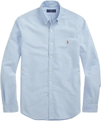 Vista 8 de POLO RALPH LAUREN Men's Classic Fit Plaid Oxford Shirt Blanco básico