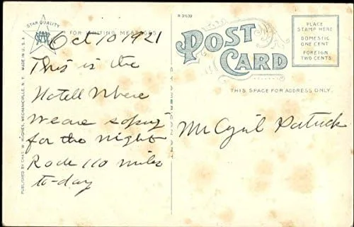 Vista 2 de The Putnam House Bennington, Vermont VT Original Antique Postcard