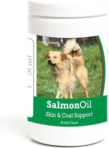 Vista 200 de Healthy Breeds Affenpinscher - Masticables suaves de aceite de salmón, 90