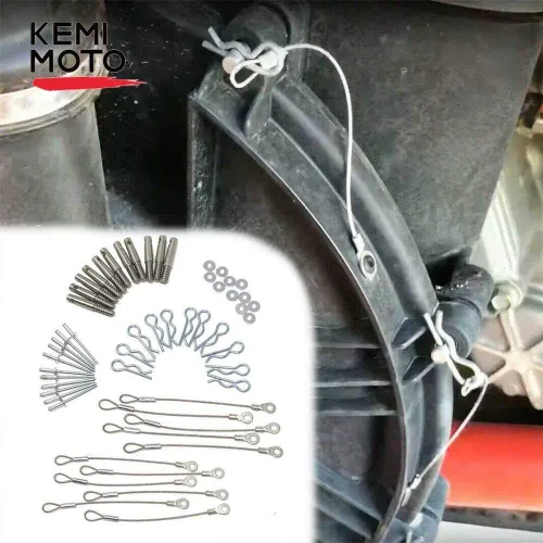 Vista 8 de KEMIMOTO Kit de pasadores de cubierta de embrague X3, 11 piezas de herramienta de liberación rápida para cinturón compatible con Can Am Maverick X3