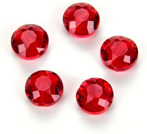 Vista 17 de Adabele - 25 cuentas de cristal sueltas con facetas austriacas de 0.315 pulgadas (0.315 in) compatibles con Swarovski Preciosa 5052 SSMR811