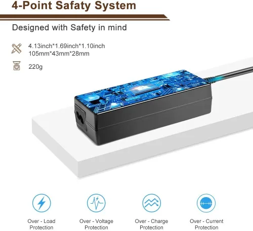Vista 6 de TAIFU Adaptador de CA de 24 V para Samsung HW-J355 Barra de sonido de audio con cable de 2.1 canales HW-HW-J370 HW-J450 HW-J550 HW-J551 HW-JM37