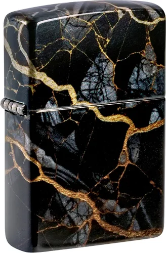 Vista 19 de Zippo Encendedor de Bolsillo de Latón Armor Pulido con Diseño de Ondas de Lujo