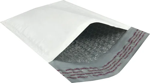Vista 7 de Sobres acolchados de burbujas de polietileno (50 unidades, #0 - 6 x 10 pulgadas) paquete y envío - autosellado estándar industrial producto de envío