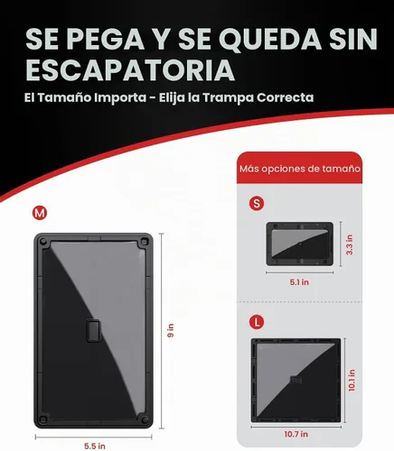 Vista 3 de Wowcatch Trampas adhesivas para ratones en interiores para el hogar