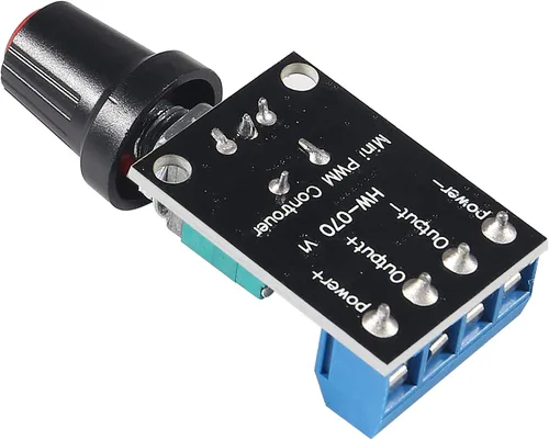Vista 6 de UMLIFE 6 unids 5 V 12 V 10 A regulador de voltaje PWM DC motor controlador de velocidad gobernador regulador de velocidad continuo regulador