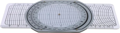 Vista 5 de E6B Flight Computer, ABS Aviation For Plotter Ruler For Flight Training