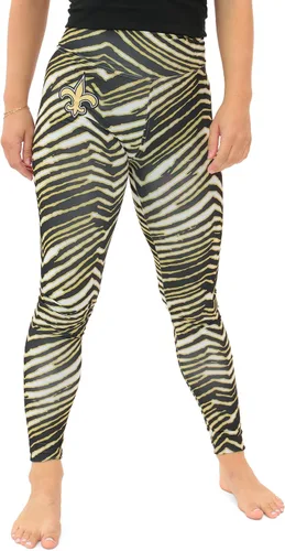 Vista 129 de Zubaz NFL Mallas para mujer de longitud completa de cintura alta básica 1.0