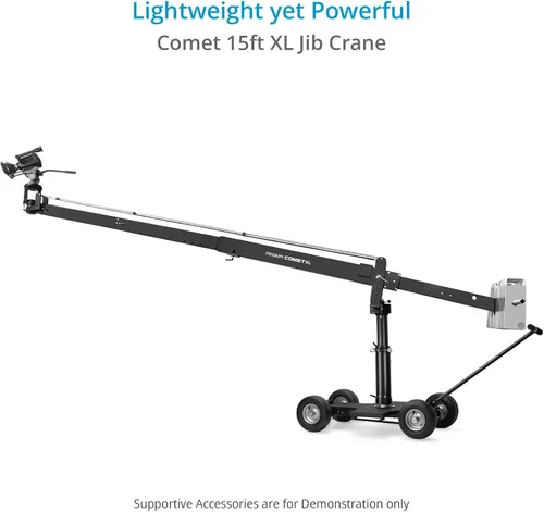 Vista 2 de PROAIM Comet XL 15ft Euro/Elemac videocámara Jib/Crane w 39.4 in brazo de extensión. Carga útil de hasta 60kg/132lb. (JB-CMXL-01)