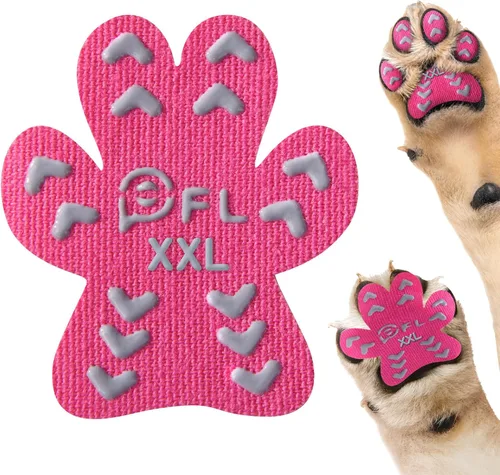 Vista 11 de Protección antideslizante para patas de perro para perros mayores, almohadillas para patas de perro con tracción, almohadillas autoadhesivas