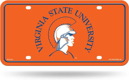 Vista 32 de NCAA etiqueta de metal para auto, negro