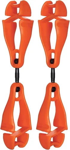 Vista 26 de Ergodyne Squids 3420 Swiveling Glove Clip Holder with Dual Clips