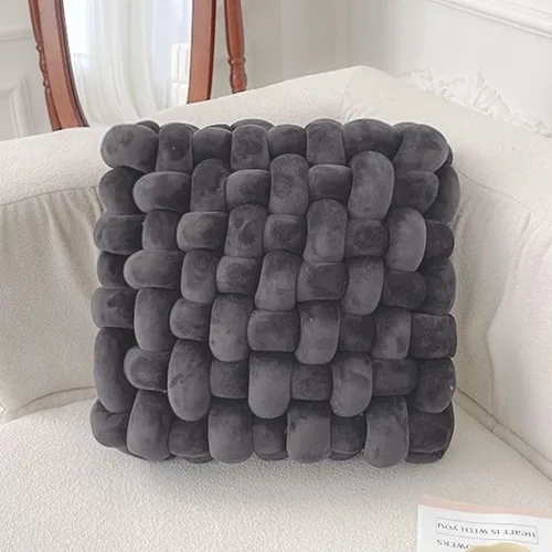 Vista 5 de Hilo de terciopelo grueso y voluminoso para tejer con brazo gigante, peso de tubo súper suave, esponjoso, para hacer a mano, hilo lavable