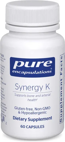 Vista 8 de Pure Encapsulations Synergy K - con vitamina K1, K2 y D3 - Apoya los huesos, los vasos sanguíneos, la elasticidad vascular y la utilización