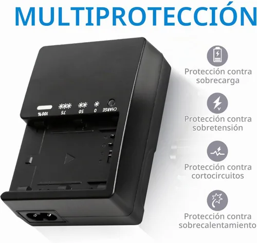 Vista 7 de Cargador KWTOUL LP-E6 para batería LC-E6 LC-E6E LC-E6N LP-E6NH