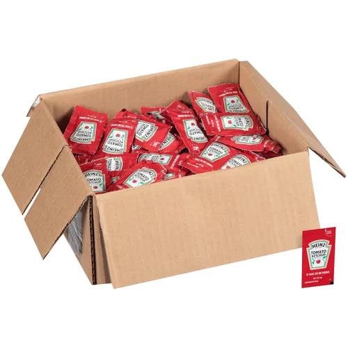 Vista 7 de Paquetes Heinz de ketchup de porción individual (0.3 oz por paquete, paquete de 200)