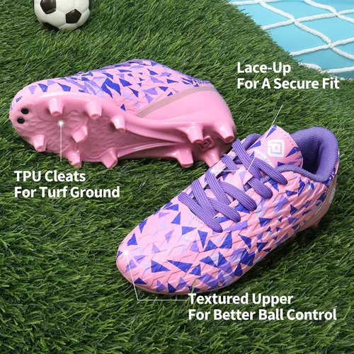 Vista 2 de DREAM PAIRS Tacos de fútbol para niños y niñas