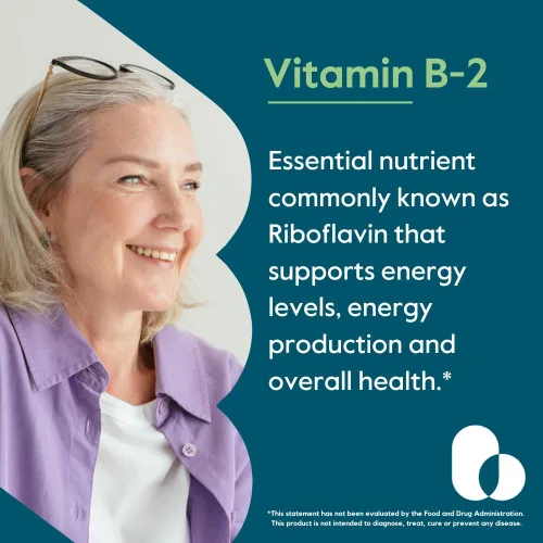 Vista 2 de BESTVITE Vitamina B-2 (riboflavina) 400 mg (120 cápsulas vegetarianas) - Alta potencia - Energía, piel y salud celular - Apoyo saludable del sistema