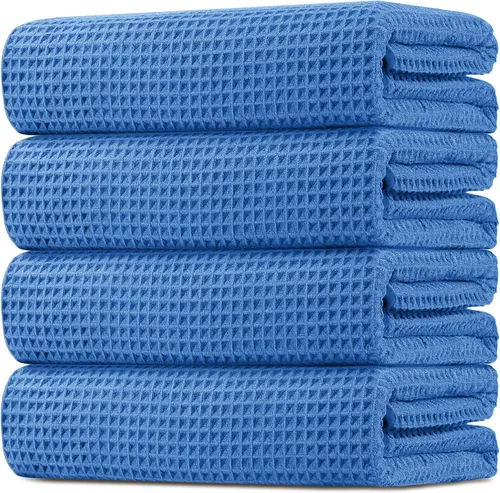 Vista 12 de HOMEXCEL Paquete de 2 Toallas de Baño, (27 x 54 Pulgadas) Juego de Toallas de Baño de Microfibra Ultra Suaves Altamente Absorbentes, Toallas Ligeras