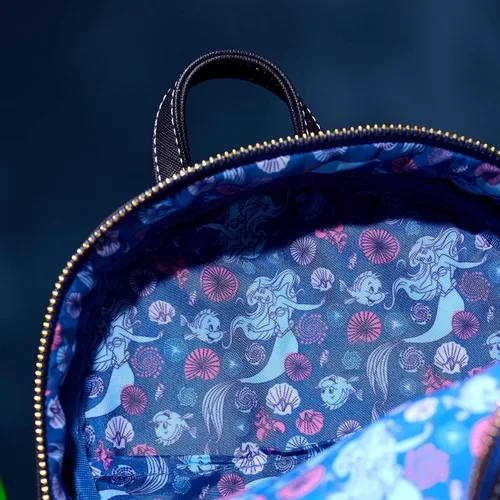 Vista 9 de Loungefly Mochila Disney - La Sirenita - Mochila - Princesas Disney - Bonita bolsa coleccionable - Idea de regalo - Producto oficial - para niños
